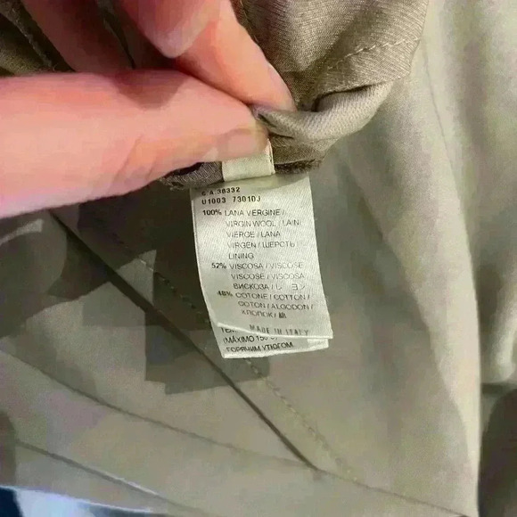 Agnona Virgin wool made in Italy pants size 46 - Picture 10 of 12